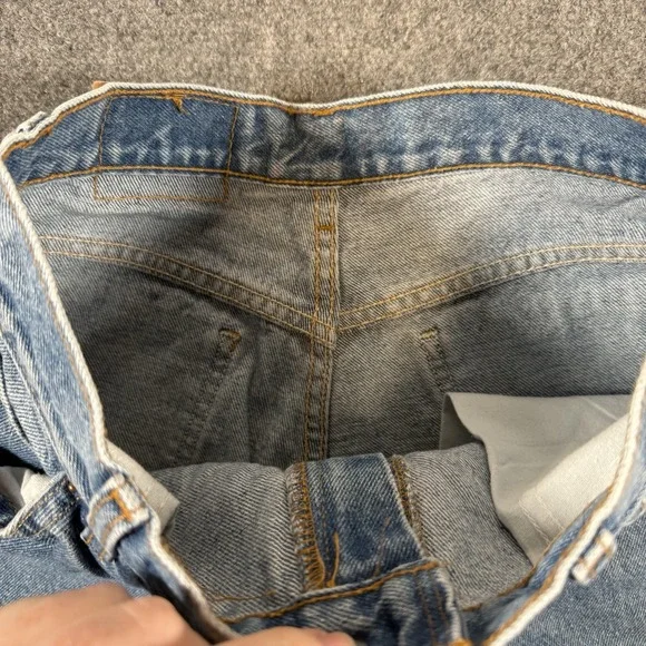 Vintage Levi's Orange Tab Jeans Womens 30 (Fits 28x32) Blue Straight Leg Denim‎ - Picture 9 of 16